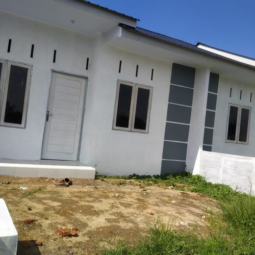 foto tampak rumah tipe 36 perumahan DISKI RINDANG