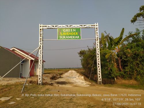 foto gerbang perumahan GREEN LAVENDER SUKAMEKAR