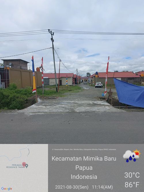 foto gerbang perumahan RESIDENCE TIMIKA 3
