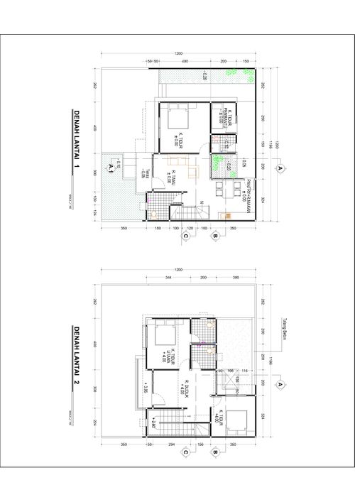 foto denah rumah tipe A - 01 125/162 perumahan ARGENTINA RESIDENCE