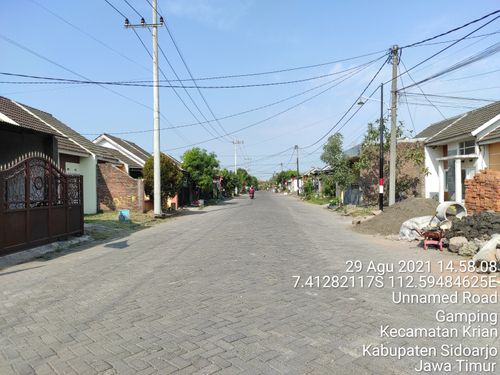 foto posisi tengah perumahan The Quality Garden Residence