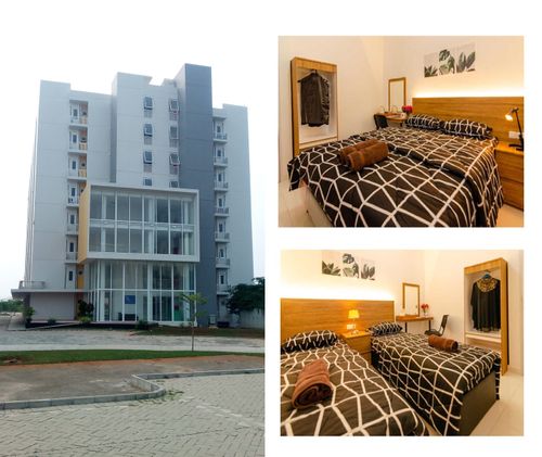 foto tampak rumah tipe Aeropolis Residence 3 - 1 BR perumahan APARTEMENT AEROPOLIS