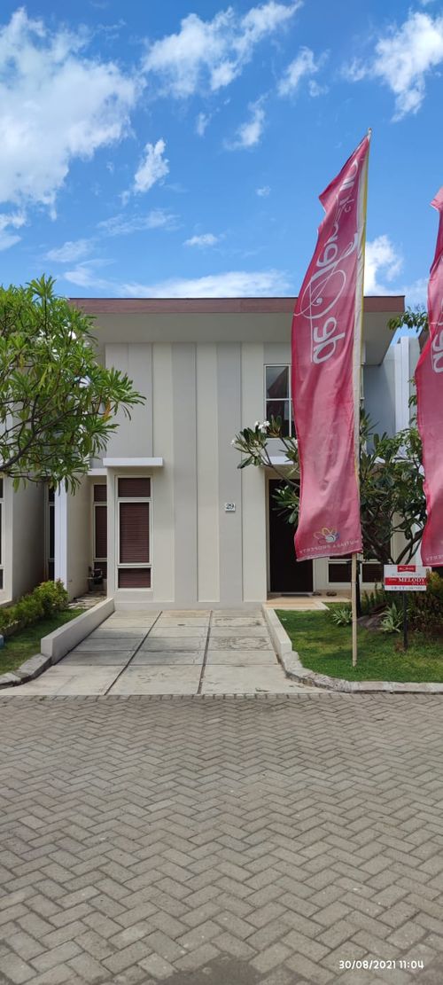 foto tampak rumah tipe Melody perumahan De Serena