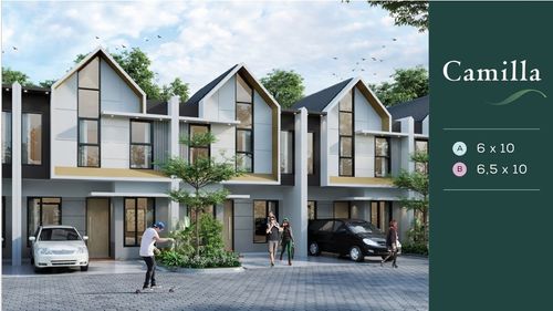 foto tampak rumah tipe CAMILLA-A (6,5 X 10) perumahan EASTERNPARK RESIDENCE