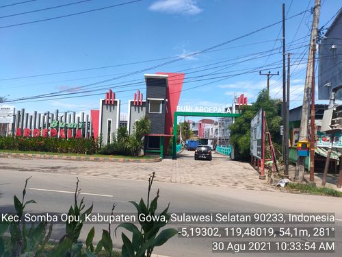 foto gerbang perumahan BUMI AROEPALA