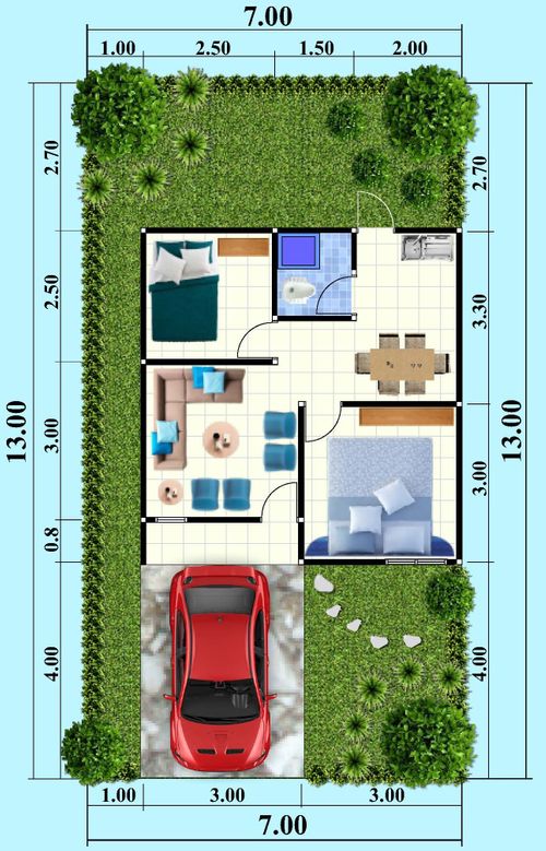 foto denah rumah tipe 36 perumahan CAHAYA RESIDENCE 12