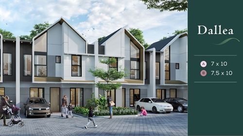 foto tampak rumah tipe DALLEA-A (7,5 X 10) perumahan EASTERNPARK RESIDENCE