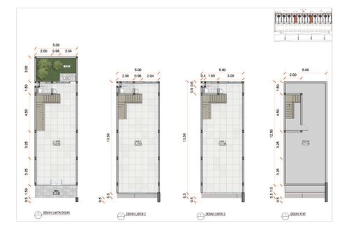 foto denah rumah tipe 201,25/85 perumahan EL PREMIO