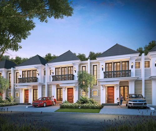 foto tampak rumah tipe Celeste perumahan CitraGran Cibubur - Danehill