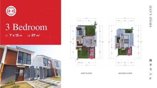 foto denah rumah tipe 3BR perumahan SHOJI LAND