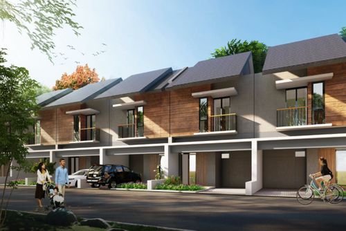 foto tampak rumah tipe Jade perumahan NAIRA RESIDENCE SERPONG