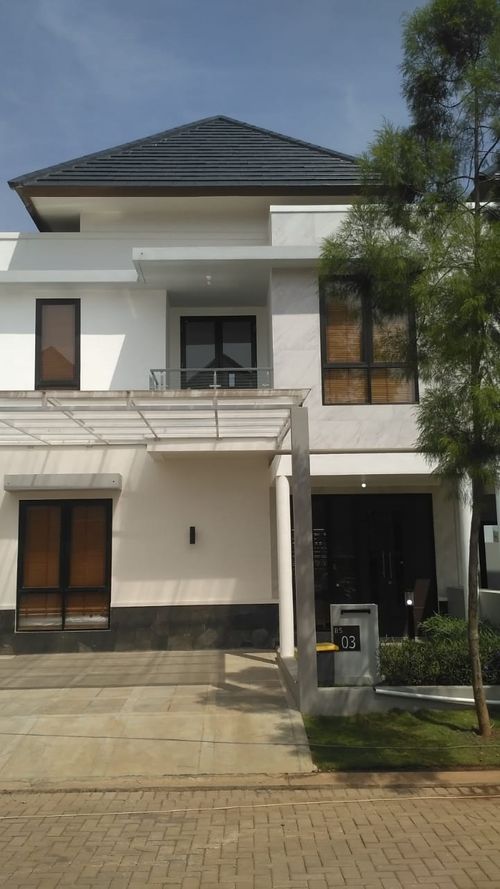 foto tampak rumah tipe Kalinda perumahan Kedaton Park Tahap 1