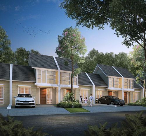 foto tampak rumah tipe Nolana perumahan CitraGran Cibubur - Danehill