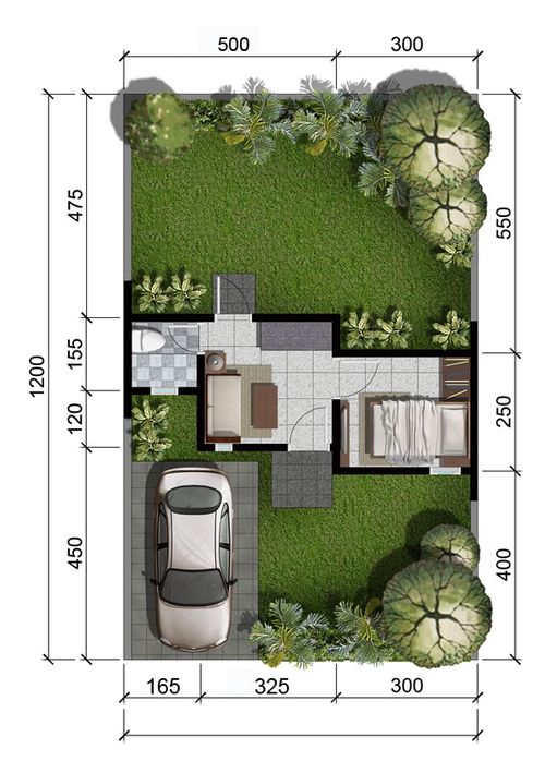 foto denah rumah tipe ALCHESTER perumahan CITRAHARMONI - CLUSTER STAMFORD