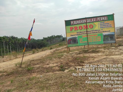 foto gerbang perumahan GALAXI PERMAI