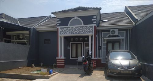 foto tampak rumah tipe 45 perumahan PERUMAHAN SAPPHIRE MEDITERANIA