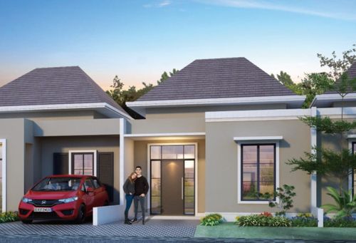 foto tampak rumah tipe CHELSEA perumahan SOEDIRMAN PARK RESIDENCE