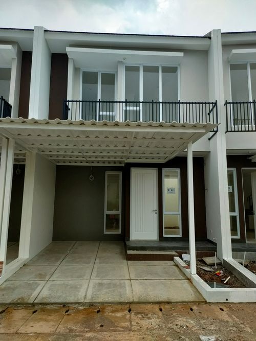 foto tampak rumah tipe Azalea bb/1,54/96 perumahan Magnolia Residence