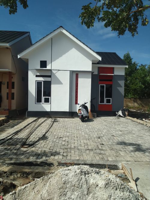 foto tampak rumah tipe INTANSARI I perumahan Komplek Kampoeng Shafwah Intansari