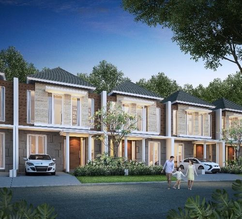 foto tampak rumah tipe MAJESTY IRR perumahan CITRALAND CELEBES