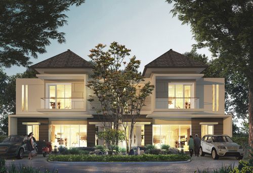 foto tampak rumah tipe 185/200 perumahan JINGGA RESIDENCE SOREANG
