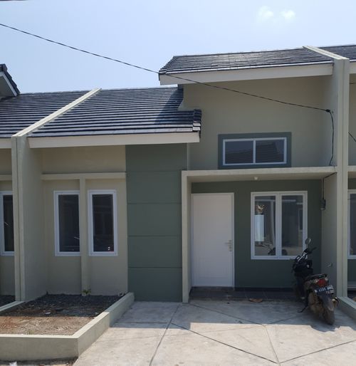 foto tampak rumah tipe MONACO perumahan CLUSTER SHERYL
