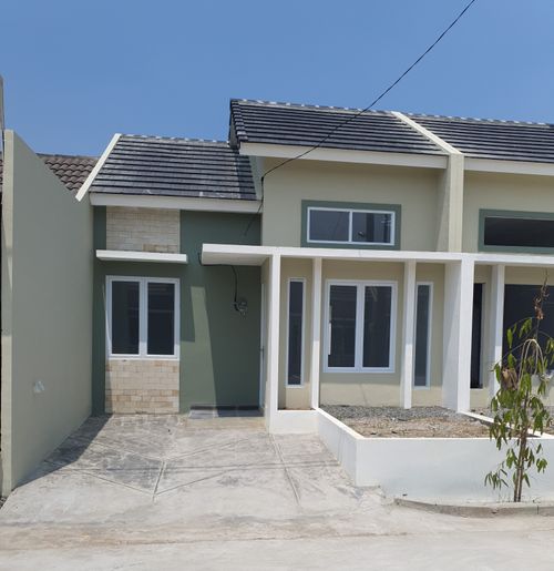 foto tampak rumah tipe CORDOVA perumahan CLUSTER SHERYL