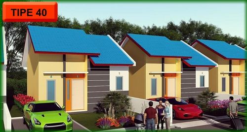 foto tampak rumah tipe 40/315 perumahan PURI KELAPA GADING