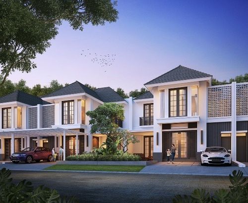 foto tampak rumah tipe VIANCA STANDART perumahan CITRALAND CELEBES