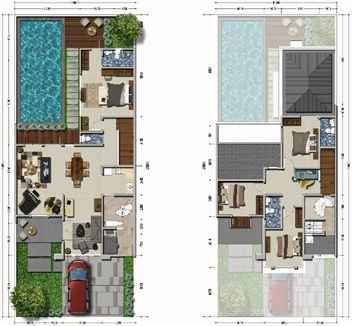 foto denah rumah tipe VIANCA STANDART perumahan CITRALAND CELEBES