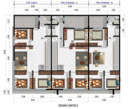 foto denah rumah tipe BIZ STREET STANDAR perumahan CITRA RAYA - CLUSTER VILLAGIO dan RUKO