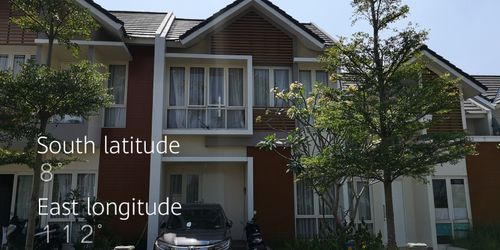 foto tampak rumah tipe AVENTINO EXT perumahan CITRAGARDEN CITY MALANG