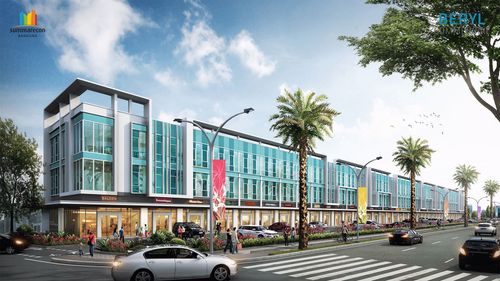 foto tampak rumah tipe STANDARD 2A perumahan SUMMARECON BANDUNG - BERYL COMMERCIAL