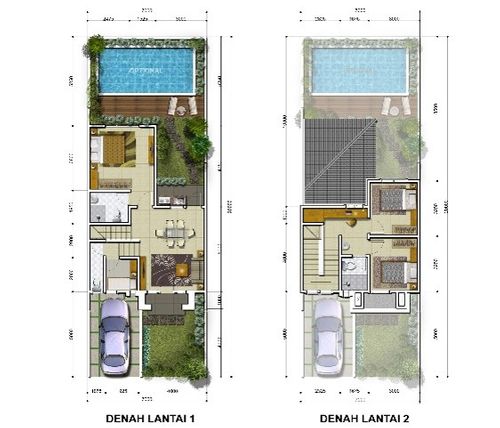 foto denah rumah tipe ALEXANDRITE perumahan CITRALAND CELEBES