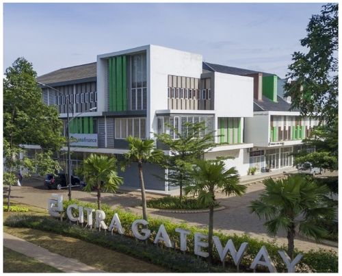 foto tampak rumah tipe Citra Gateway (Ruko 3 Lantai) Sudut perumahan CitraGarden BMW