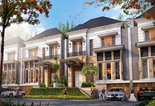 foto tampak rumah tipe VIOLA perumahan CITRALAND CELEBES