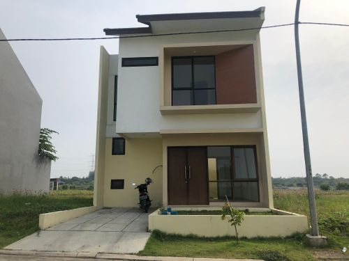 foto tampak rumah tipe 89/98 perumahan WOODCHESTER