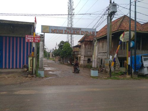 foto gerbang perumahan GRIYA MUSI PALEM INDAH