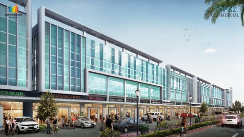 foto tampak rumah tipe STANDARD - 4A perumahan SUMMARECON BANDUNG - TOPAZ COMMERCIAL