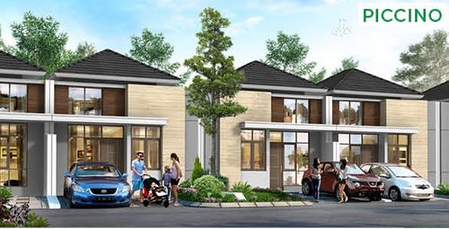 foto tampak rumah tipe GRANDE perumahan CITRA RAYA - CLUSTER VILLAGIO dan RUKO