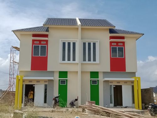 foto tampak rumah tipe Town house aster perumahan OPI REGENCY 3