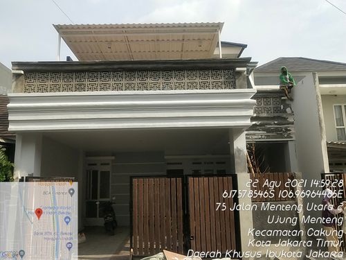 foto tampak rumah tipe ACACIA perumahan Metland Menteng