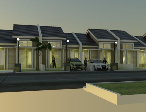 foto tampak rumah tipe 52 perumahan Perumahan CITRA PURI KENITEN 1 / Pengembangan