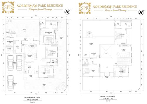 foto denah rumah tipe KENSINGTON perumahan SOEDIRMAN PARK RESIDENCE
