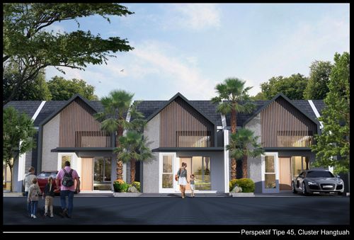 foto tampak rumah tipe SENOPATI MANSION perumahan GRAND RESIDENCE CITY