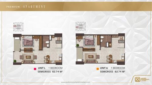 foto denah rumah tipe LUXURIOUS DELUXE B perumahan PODOMORO CITY DELI MEDAN