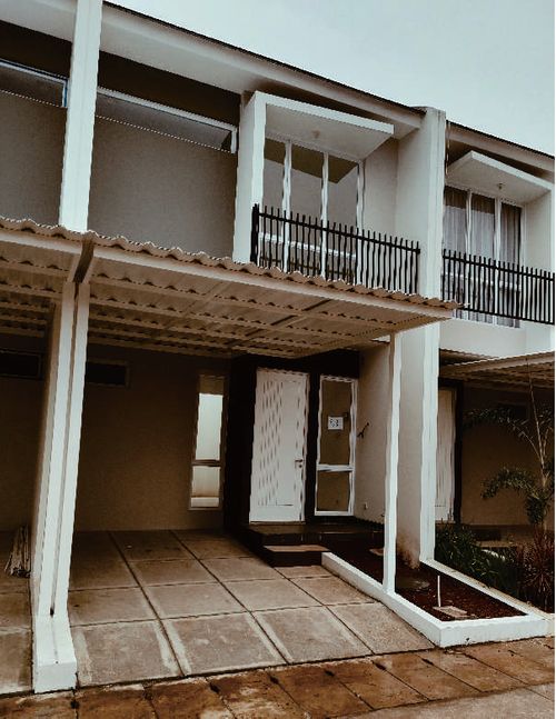 foto tampak rumah tipe Azure BA/8 perumahan Magnolia Residence