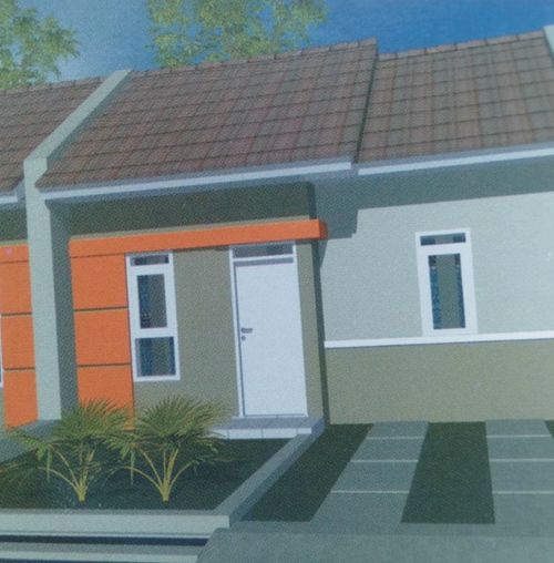 foto denah rumah tipe 3069 perumahan Pondok Indah Kersamenak