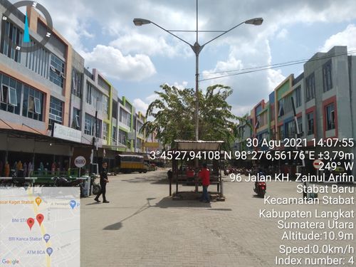 foto gerbang perumahan Stabat City