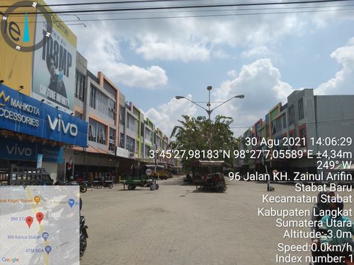 foto posisi tengah perumahan Stabat City